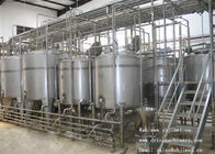 500 - 1000 L / H خط تولید شیر پاستوریزه برای بطری های پلاستیکی