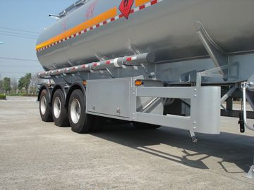 3x12T BPW محور 46000L آلیاژ آلومینیوم نفت / نفت مخزن تریلر نیمه