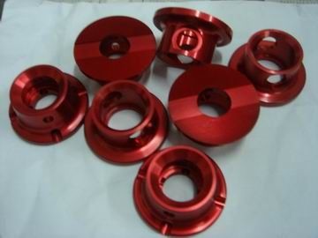 آلومینیوم AL7075 CNC قطعات ماشینکاری دقیق / CNC قطعات با قطب مثبت در اوردن قرمز ماشین
