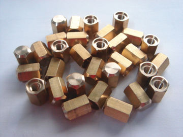 برنج سفارشی CNC ماشینکاری دقیق، شش ضلعی برنجی CNC استر برنجی یا فلزی عطف قطعات