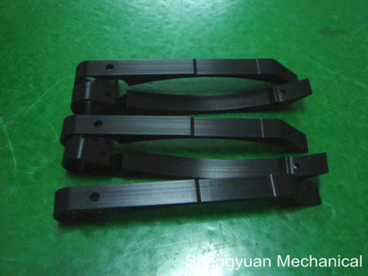 سیاه آنودایز CNC ماشینکاری دقیق در حال بارگذاری گارد انگشت آلومینیوم 6061-T6