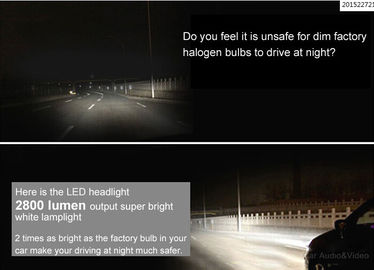 خودرو / قطعات یدکی خودرو H1 LED چراغ جلو 32W 6000K 2800LM سفید چراغ جلو
