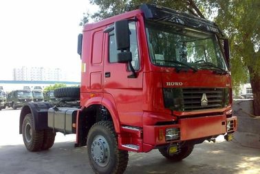 ISO CCC SINOTRUK 4 X 4 ALL WHEEL DRIVE کامیون HOWO کامیون Tow 20-70T EUROII / III LHD یا RHD 260-420HP