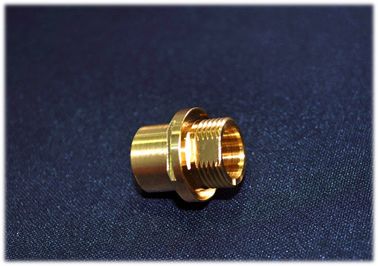 غیر استاندارد طلا اندود مس قطعات تبدیل شده است، CNC ماشینکاری قسمت