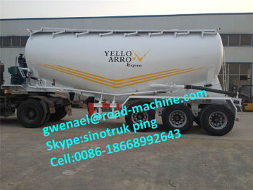 2 axle / 3 axle cement کامیون نیمه تریلر با ظرفیت 30m³ - 68m³