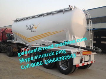 2 axle / 3 axle cement کامیون نیمه تریلر با ظرفیت 30m³ - 68m³