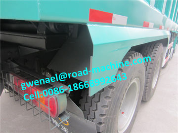 HOWO 8x4 کامیون روبرو سنگین 50ton کامیون مخزن 10 چرخ کامیون کمپرسی شن و ماسه HYVA سیستم بالابر هیدرولیک
